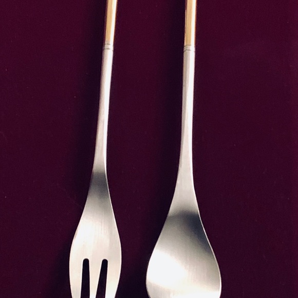 Sterling Silver ( 800 Assay) 24KGold Demitasse set - Picture 2 of 6